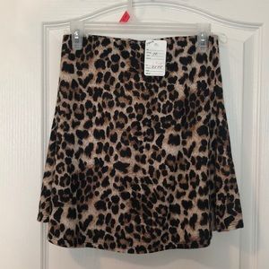 Cheetah Print Skirt
